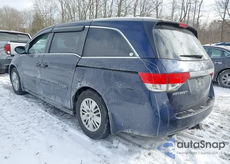 2014 Honda Odyssey Lx из США, поврежденный, VIN 5FNRL5H22EB001662